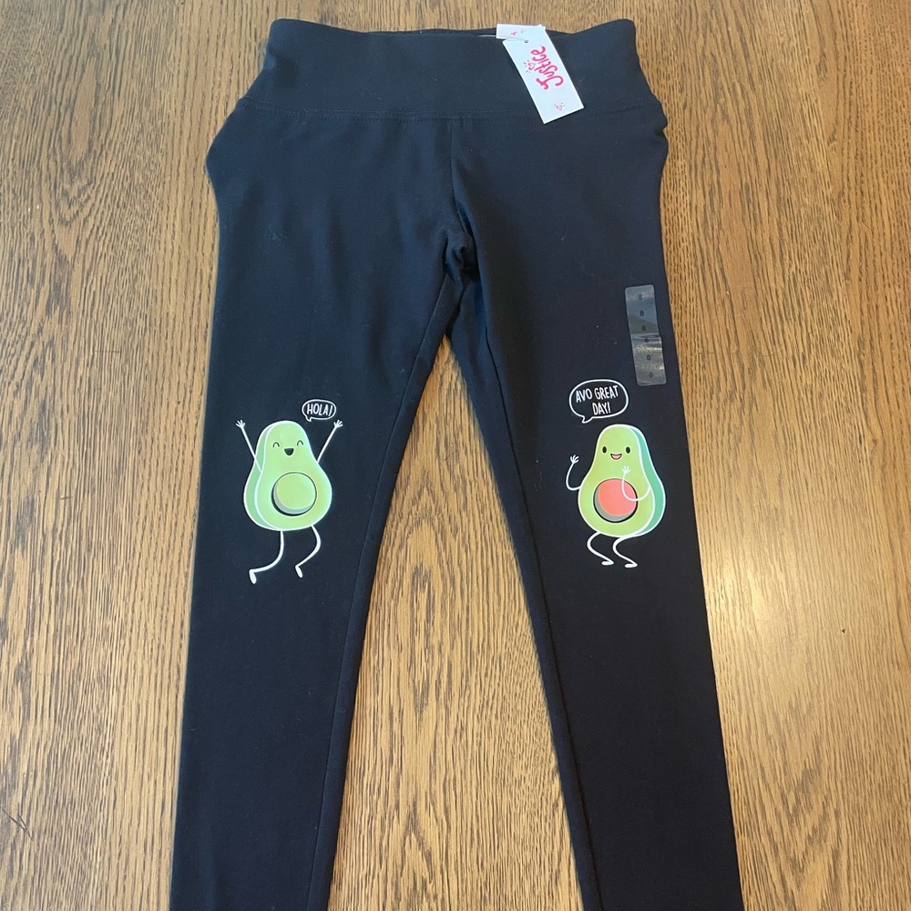 Justice Avocado Girls Leggings